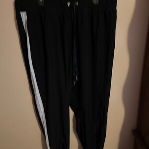 Tek Gear Black and White Joggers NWOT